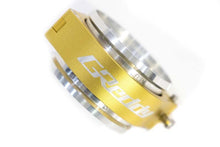 Load image into Gallery viewer, GReddy 3.5 Inch Gold Anodized Aluminum Boost Tube Clamp Set | 22420350
