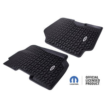 Load image into Gallery viewer, Rugged Ridge Floor Liner Front Black 1976-1995 Jeep Logo CJ-7 / CJ-8 / Jeep Wrangler YJ Rugged Ridge
