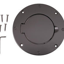 Load image into Gallery viewer, Rugged Ridge Non-Locking Gas Cap Door Black 97-06 Jeep Wrangler Rugged Ridge
