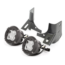 Load image into Gallery viewer, Rugged Ridge 97-06 Jeep Wrangler TJ Round Cube Windshield LED Kit w/ Brackets Rugged Ridge
