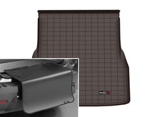 Load image into Gallery viewer, WeatherTech 22-25 Mercedes-Benz EQS Sedan Trunk Cargo Liner w/Bumper Protector - Cocoa | 431497SK
