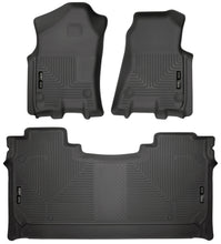 Load image into Gallery viewer, Husky Liners 19 Dodge Ram 1500 Crew Cab Weatherbeater Black Front &amp; 2nd Seat Floor Liners Floor Mats - Rubber Husky Liners   
