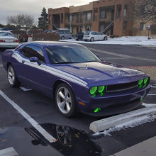 Load image into Gallery viewer, Oracle 08-14 Dodge Challenger LED Projector Headlight Halo Kit - Green
