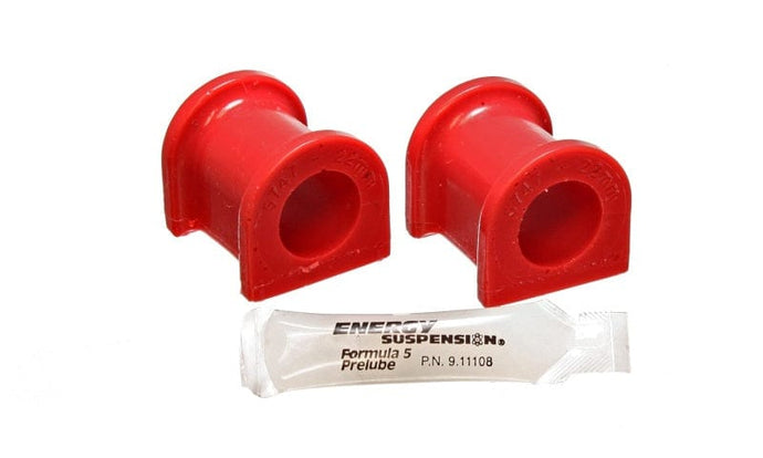 Energy Suspension ENG5.5155R Energy Suspension 03-05 Mitsubishi Lancer EVO 8 Red 22mm Rear Sway Bar Bushings