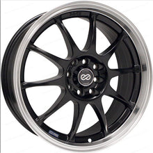 Load image into Gallery viewer, Enkei Wheels - Cast Enkei J10 17x7 4x100/114.3 42mm Offset 72.62mm Bore Dia Matte Black w/ Machined Lip Wheel
