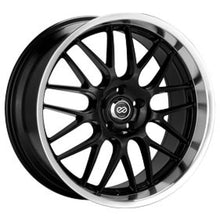 Load image into Gallery viewer, Enkei Wheels - Cast Enkei Lusso 18x8 45mm Offset 5x112 Bolt Pattern 72.6 Bore Black w/ Machined Lip Wheel
