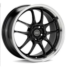 Load image into Gallery viewer, Enkei Wheels - Cast Enkei PF01 17x9 5x114.3 48mm Offset 75mm Bore Diameter Black w/ Machined Lip Wheel
