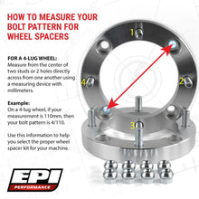 Load image into Gallery viewer, EPI Wheel Spacers &amp; Adapters EPI 4/137 Wheel Spacer 1 in. 10 mm. Stud/ 1.25 Thread

