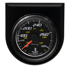 Load image into Gallery viewer, Equus Engine Coolant Temperature Gauge Equus Equus 6000 Series, Gauge, Water Temperature, 2" 130-280F, 270 Sweep Mech, Black E6242

