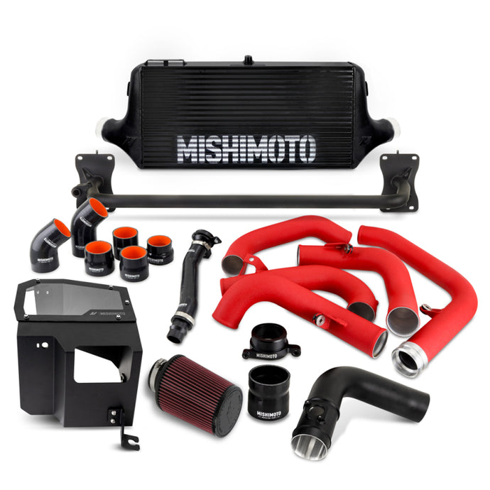 Mishimoto 2022+ WRX Intercooler Kit W/ Intake BK Core WRD Pipes Intercooler Kits Mishimoto   