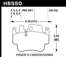 Load image into Gallery viewer, Hawk 04-05 Porsche 911 3.6L 40th Anniversary Edition Front ER-1 Brake Pads Brake Pads - Racing Hawk Performance   
