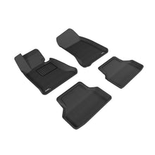 Load image into Gallery viewer, 3D MAXpider 2004-2010 BMW 5 Series E60 Kagu 1st &amp; 2nd Row Floormats - Black
