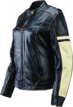 Load image into Gallery viewer, Kuryakyn Leather By River Road Dame Vintage Leather Jacket Black Womens - Small Jackets - Leather Kuryakyn
