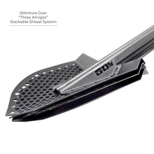 Load image into Gallery viewer, Go Rhino Xventure Gear Sharktooth Stackable Shovel - Textured Black Go Rhino
