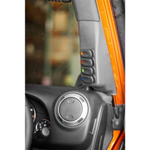 Load image into Gallery viewer, Rugged Ridge A-Pillar 4 Switch Pod Black RHD 11-18 Jeep Wrangler JK Rugged Ridge
