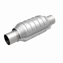Load image into Gallery viewer, MagnaFlow Conv Univ 3in Inlet/Outlet Center/Center Round 9in Body L x 5.125in W x 13in Overall L
