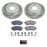 Power Stop 00-06 Nissan Sentra Front Semi-Coated Rotor Kit Brake Kits - Performance Blank PowerStop   