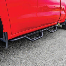Load image into Gallery viewer, Westin 14-18 Chevy/GMC Silverado/Sierra 1500/2500/3500 Double Cab Outlaw Drop Nerf Bars Tex Black | 20-13715
