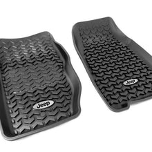 Load image into Gallery viewer, Rugged Ridge Floor Liner Front Black 1984-2001 Jeep Logo Cherokee XJ Rugged Ridge
