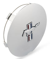 Drake Muscle 1990-1993 Ford Mustang Chrome Center Cap with Tri-Bar Pony F1ZZ-1130-AC