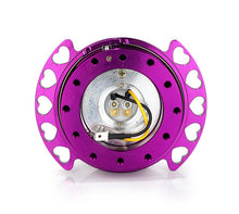 Load image into Gallery viewer, NRG Quick Release Kit - Purple Body/ Purple Heart Cutout Ring | SRK-222PP-PP
