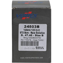 Load image into Gallery viewer, Vertex Pistons Uncategorized Vertex Piston 02-24 Yamaha YZ 85 85cc Cast Race Evolution Piston Kit
