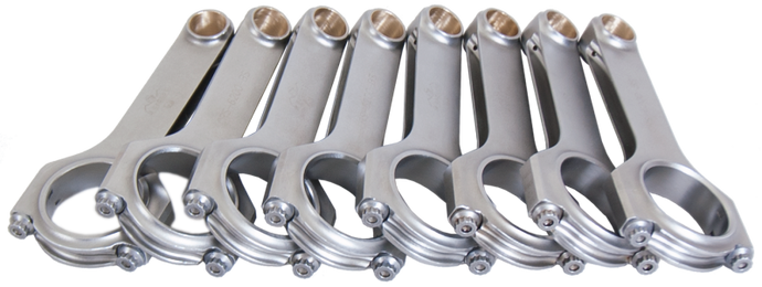 Eagle Chevrolet Small Block 6.200in Length Forged 4340 Steel H-Beam Rods - Set of 8 Eagle