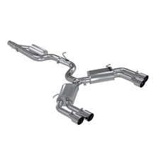 Load image into Gallery viewer, MBRP Exhaust S4601304 3in. Cat-Back. Valve Delete. Quad Split Rear Exit. T304 Stainless Steel. Exhaust System Kit MBRP Exhaust
