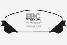 Load image into Gallery viewer, EBC 15+ Lexus NX200t 2.0 Turbo Ultimax2 Front Brake Pads Brake Pads - OE EBC   

