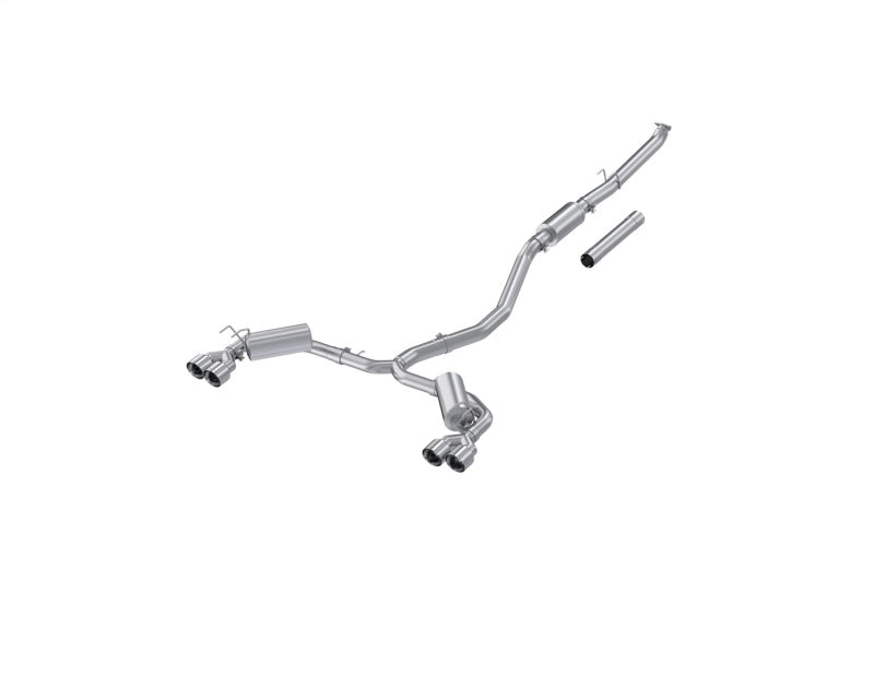 MBRP 22-24 Honda Civic/Sport Touring 1.5L 3in Cat-Back 2.5in Dual Split Rear w/ Quad Tips - AL MBRP