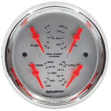 Load image into Gallery viewer, Autometer Marine Chrome 3-3/8in Gauge - 100PSI | 200706-35

