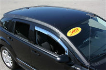 Load image into Gallery viewer, Putco 07-12 Dodge Caliber (Front Only) Element Chrome Window Visors Wind Deflectors Putco
