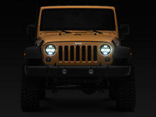 Load image into Gallery viewer, Raxiom 97-18 Jeep Wrangler TJ/JK Axial Series 13-LED Headlights- Black Housing (Clear Lens) Headlights Raxiom
