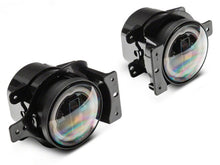 Load image into Gallery viewer, Raxiom 18-23 Jeep Wrangler JL Axial Series 9-In Angel Eye LED Headlights- Blk Housing (Clear Lens) Headlights Raxiom
