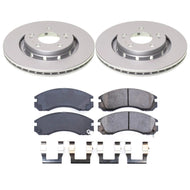 Power Stop 05-06 Mitsubishi Outlander Front Z17 Coated Brake Kit | CRK4979