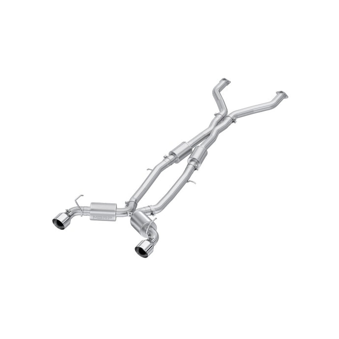 MBRP 23-24 Nissan Z 3.0L Armor Pro T304 Stainless Steel 3in Cat-Back Dual Rear Exit w/ 5in OD Tips Catback MBRP   