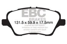 Load image into Gallery viewer, EBC 13+ Ford Fiesta 1.6 Turbo ST Ultimax2 Front Brake Pads Brake Pads - OE EBC   
