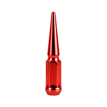 Load image into Gallery viewer, Mishimoto Mishimoto Steel Spiked Lug Nuts M12 x 1.5 24pc Set Red Lug Nuts Mishimoto   
