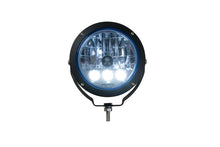 Load image into Gallery viewer, Putco HID Off Road Lamp w/3 LED DayTime Running Lights - 6in Black Housing w/ Blue Tinted Lens Light Bars &amp; Cubes Putco
