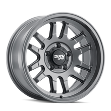 Load image into Gallery viewer, Dirty Life 9310 Canyon 17x9 / 5x127 BP / -12mm Offset / 71.5mm Hub Satin Graphite Wheel

