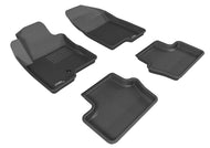 3D MAXpider 2007-2013 Jeep Compass Kagu 1st & 2nd Row Floormats - Black | L1JP00801509