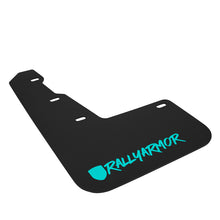 Load image into Gallery viewer, Rally Armor 15-21 Subaru WRX/STI Black UR Mud Flap w/Teal Altered Font Logo Mud Flaps Rally Armor   

