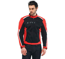 Load image into Gallery viewer, Dainese Hydraflux 2 Air D-Dry Jacket Black/Lave Red Size - 48 Jackets - Textile Dainese

