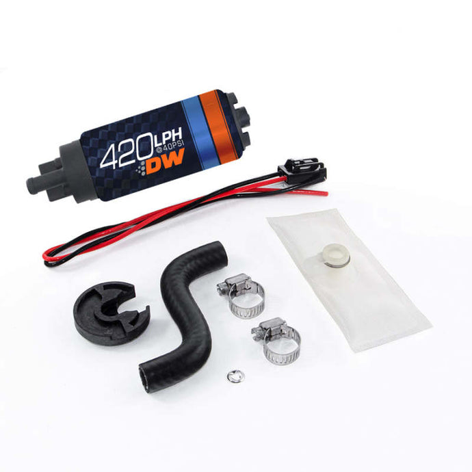 Deatschwerks DW420 Series 420lph In-Tank Fuel Pump w/ Install Kit For 85-97 Ford Mustang Fuel Pumps DeatschWerks   