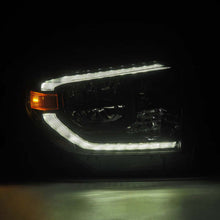 Load image into Gallery viewer, AlphaRex 14-21 Toyota Tundra MK II LUXX Series Crystal Headlights Alpha Black | 880830
