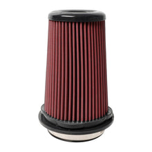 Load image into Gallery viewer, Injen 8-Layer Oiled Cotton Gauze Air Filter w/ Twist Lock - 4in ID / 6in Base / 7.75in H
