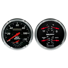 Load image into Gallery viewer, Autometer Designer Black Quad &amp; Tach/Speedo 5in. - 2 Pc. | 1452
