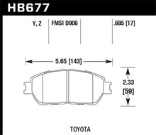Load image into Gallery viewer, Hawk Lexus 02-03/04-06 ES300/330 Toyota 98-12 Tacoma/Adynl Models Street Perf Ceramic Ft Brake Pads Brake Pads - Performance Hawk Performance   
