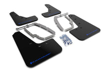Load image into Gallery viewer, Rally Armor 17-23 Tesla Model 3 Black UR Mud Flap w/Blue Logo Mud Flaps Rally Armor   
