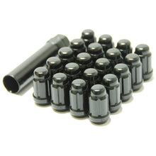 Load image into Gallery viewer, Wheel Mate Muteki Closed End Lug Nuts - Deep Black 12x1.50 | 41886B
